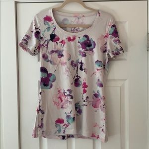 Flower print Lululemon T-Shirt